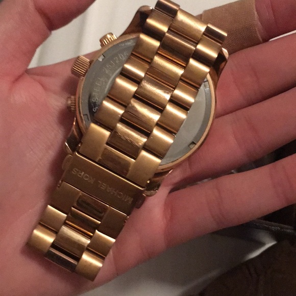 Rose Gold Michael Kors Oversized Watch - Picture 3 of 4